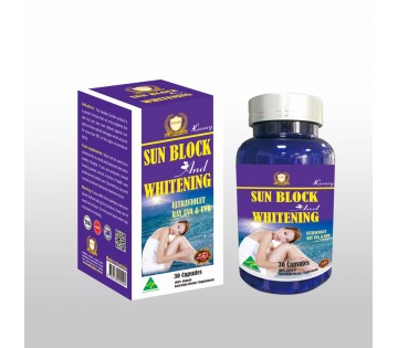 Sunblock and Whiterning Skin 30s